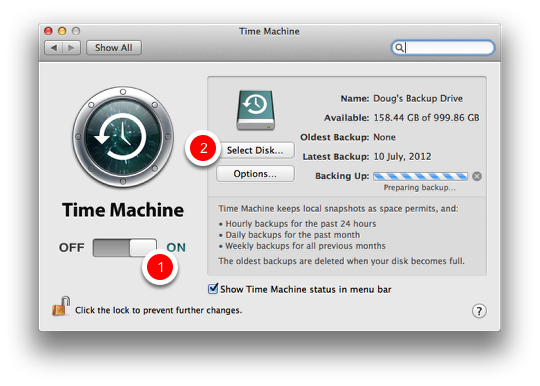 Replacing a Time Machine Backup Hard DriveHomeBase Software