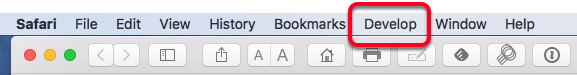 now-you-should-see-a-new--lsquo-develop-rsquo--option-in-top-menu-bar