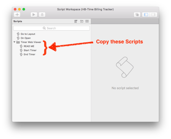 Elapsed Time Display in a Web ViewerHomeBase Software